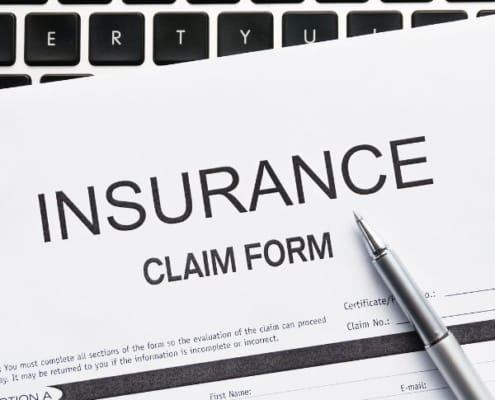 Insurance claim form